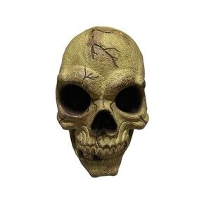 Vintage 90's Glow-in-the-Dark Rubber Halloween Creepy Evil Skull Cranium